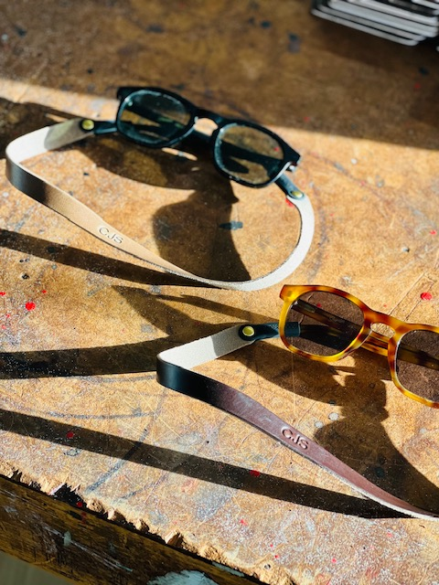 Handcrafted waxed leather sunglass straps - SOUNDERS™ Original ...
