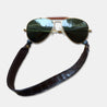Aligator Leather Sunglass Strap Retainer Leash Lanyard