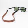 Monogrammed Leather Sunglass Strap (Stitched Classic Style)