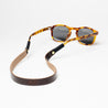 Monogrammed Leather Sunglass Strap (Waxed Classic Style)
